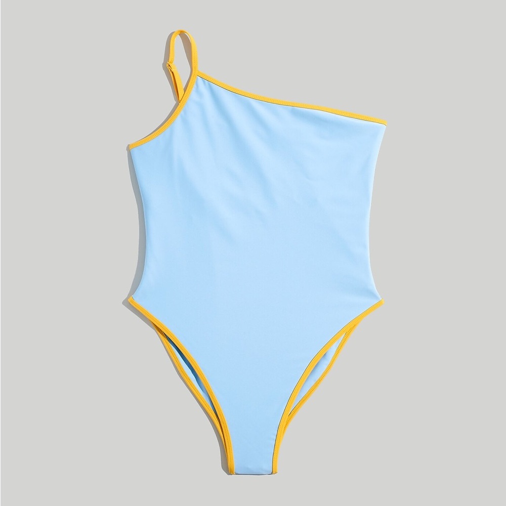 NWT Madewell x OOKIOH Newport One-Piece Swimsuit in Colorblock